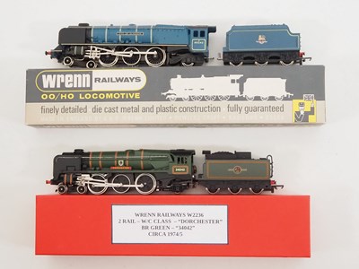Lot 35 - A pair of WRENN OO gauge steam locomotives...