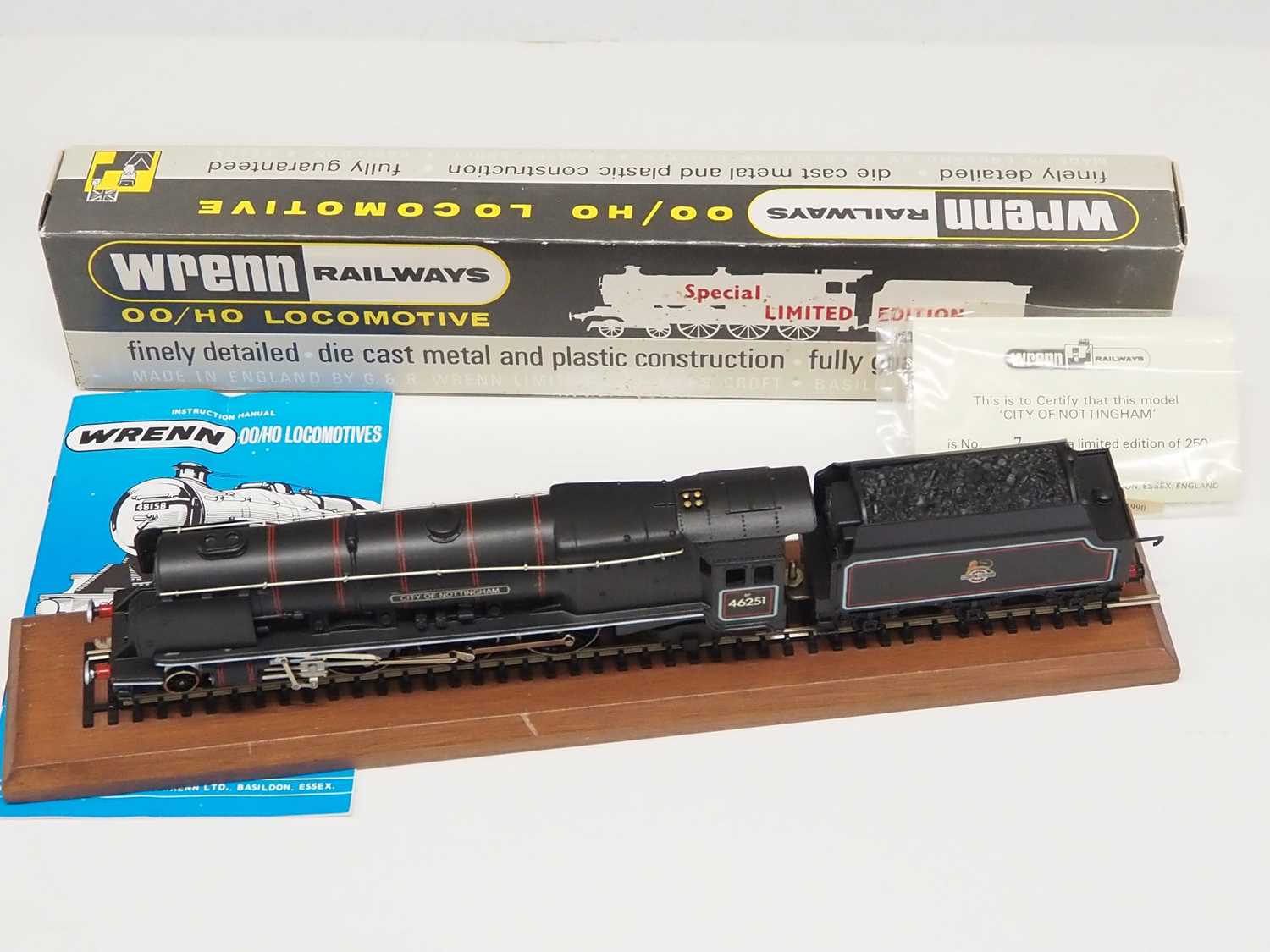 Lot 70 - A WRENN OO gauge W2414 Duchess Class steam...