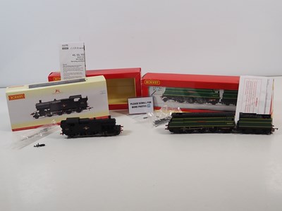 Lot 86 - A pair of HORNBY OO gauge steam locomotives...