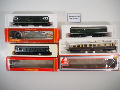 Lot 87 - A group of HORNBY OO gauge diesel locomotives...