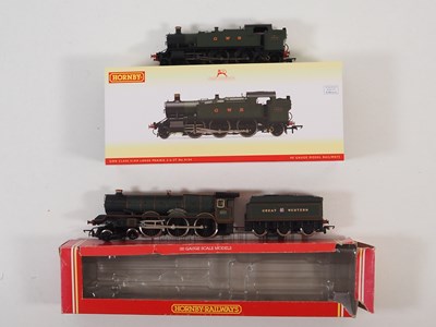 Lot 92 - A pair of HORNBY OO gauge GWR steam...