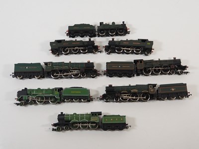 Lot 103 - A group of OO gauge unboxed steam locomotives...