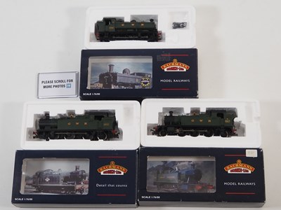 Lot 107 - A group of BACHMANN OO gauge GWR steam tank...
