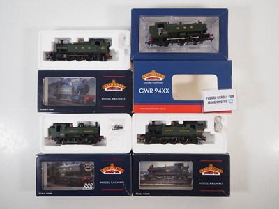 Lot 108 - A group of BACHMANN OO gauge GWR steam tank...