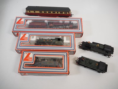 Lot 118 - A group of boxed and unboxed OO gauge steam...