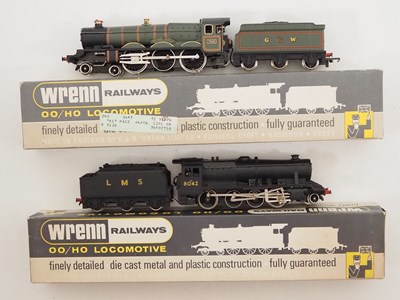 Lot 128 - A pair of WRENN OO gauge steam locomotives...