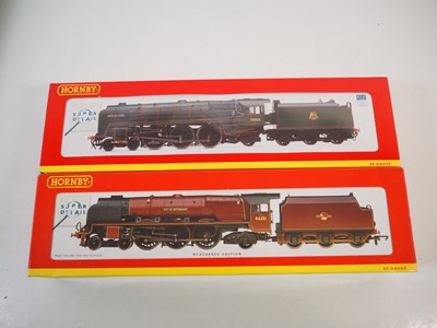 Lot 132 - A pair of HORNBY OO gauge steam locomotives...