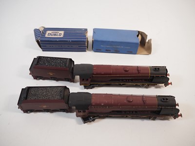 Lot 149 - A pair of unboxed HORNBY DUBLO OO gauge steam...
