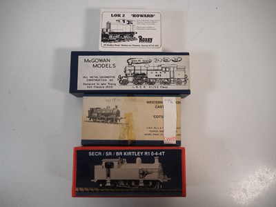Lot 168 - A group of OO gauge unbuilt white metal small...