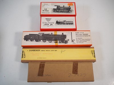 Lot 171 - A group of part built OO gauge white metal...