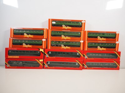 Lot 216 - A group of HORNBY OO gauge passenger coaches...