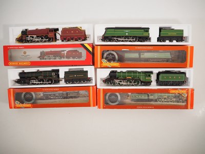 Lot 217 - A group of HORNBY OO gauge steam locomotives...