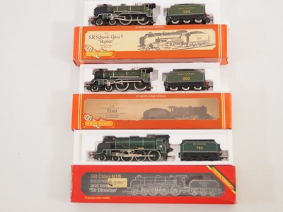 Lot 229 - A group of HORNBY OO gauge steam locomotives,...