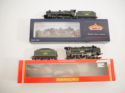 Lot 232 - A pair of OO gauge SR steam locomotives...