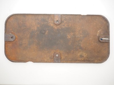 Lot 259 - A GWR cast iron cabside number 4706 from one...