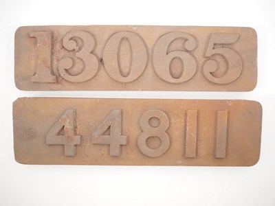 Lot 262 - A pair of replica plates cast by Horwich Works...