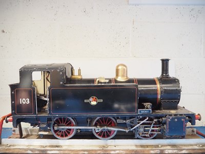 Lot 264 - A 5 inch gauge 0-6-0 live steam Simplex steam...