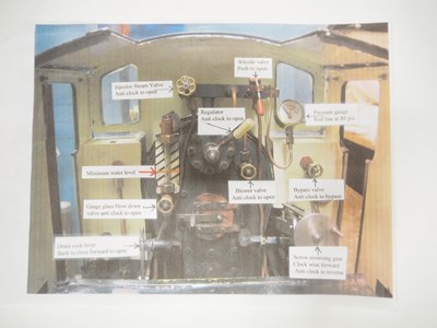 Lot 264 - A 5 inch gauge 0-6-0 live steam Simplex steam...