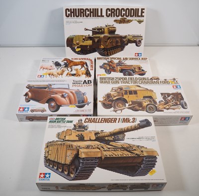 Lot 270 - A group of TAMIYA 1:35 scale unbuilt plastic...