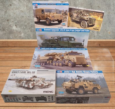 Lot 274 - A group of 1:35 scale unbuilt plastic kits by...