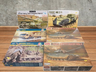 Lot 275 - A group of 1:35 scale unbuilt plastic kits by...