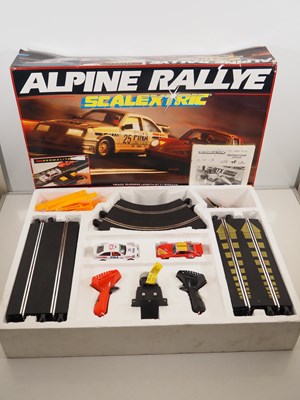 Lot 286 - A SCALEXTRIC C650 'Alpine Rallye' racing set,...