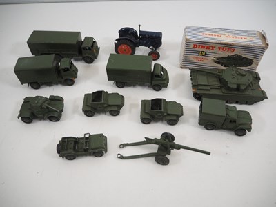 Lot 501 - A group of boxed and unboxed DINKY military...