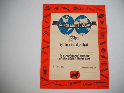 Lot 650 - A rare CORGI USA model club introduction pack...