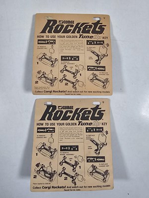 Lot 30 - A pair of CORGI Rockets sealed on original...