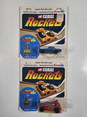 Lot 32 - A pair of CORGI Rockets sealed on original...