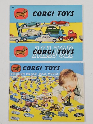 Lot 149 - CORGI original 1957 fold out range leaflet...