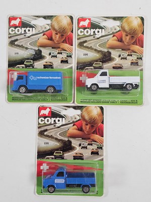 Lot 239 - Mid 1980's CORGI Juniors Swiss issue vehicles...