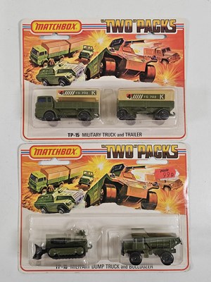 Lot 268 - MATCHBOX mid 1970's 'Two' packs, comprising of...