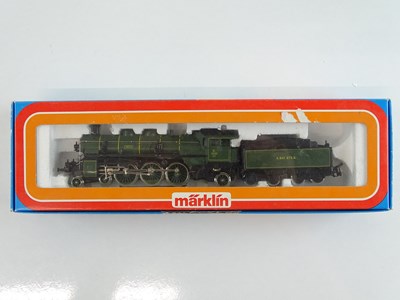 Lot 28 - A MARKLIN 3092 Bavarian Outline 3 rail AC...