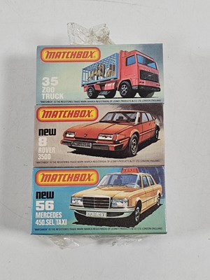 Lot 443 - MATCHBOX Superfast shop/trade pack of 3 shrink...