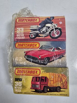 Lot 445 - MATCHBOX Superfast shop/trade pack of 3 shrink...
