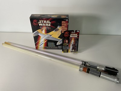 Lot 710 - A pair of unboxed STAR WARS Master Replica...