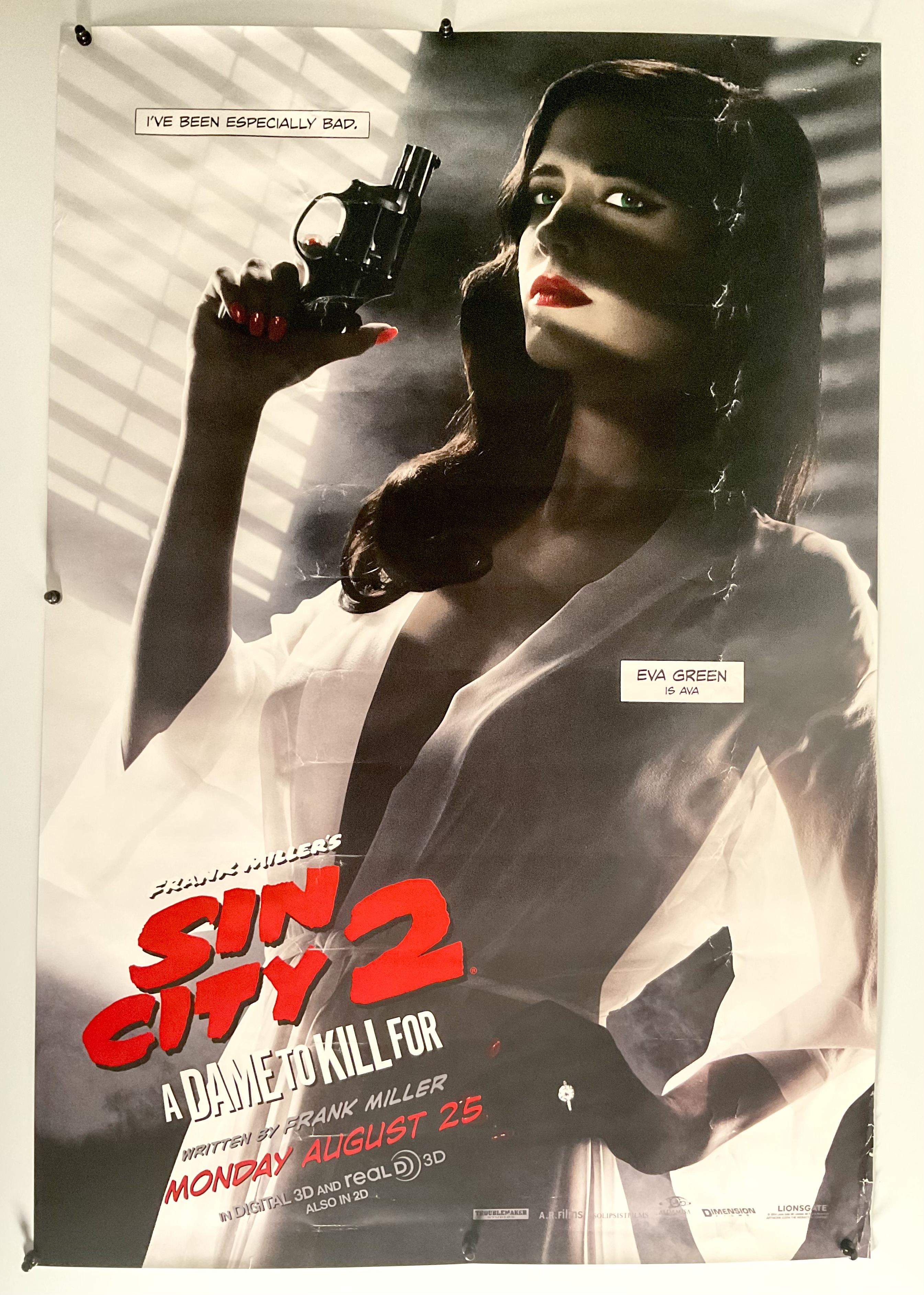 Lot 284 - SIN CITY 2: A DAME TO KILL FOR (2014) US one