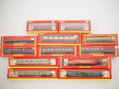 Lot 199 - A group of HORNBY OO gauge passenger coaches...