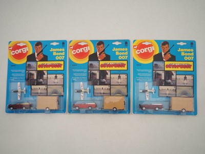 Lot 521 - A set of 3 scarce CORGI Juniors James Bond...