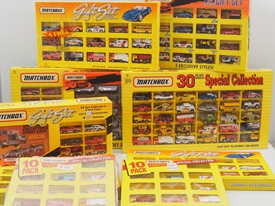 Lot 663 - MATCHBOX diecast multi vehicle gift sets...