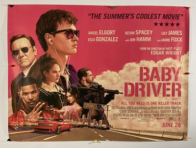 Lot 38 - BABY DRIVER (2017) A pair of UK Quad film...