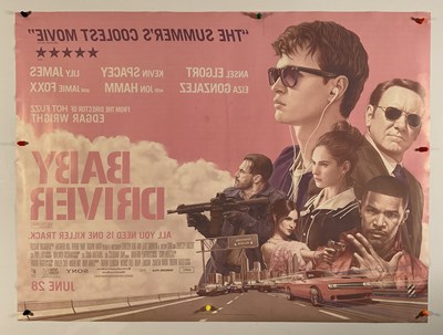 Lot 38 - BABY DRIVER (2017) A pair of UK Quad film...