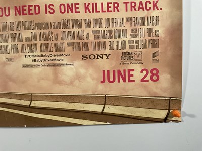 Lot 38 - BABY DRIVER (2017) A pair of UK Quad film...