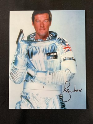 Lot 579 - MOONRAKER - An autographed 8” x 10” colour...