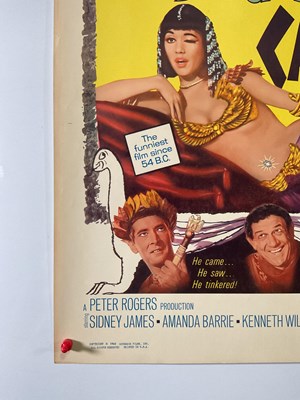 Lot 7 - CARRY ON CLEO (1965) US half sheet featuring...