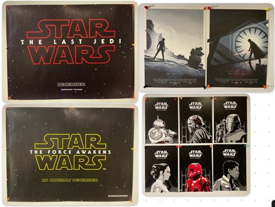 Lot 384 - STAR WARS - A group of film posters comprising...