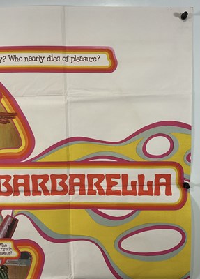 Lot 205 - BARBARELLA (1968) UK Quad film poster, Renato...