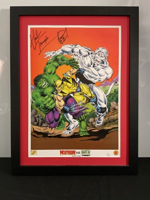 Lot 452 - Wolverine vs Hulk limited edition Dynamic...