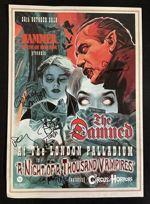 Lot 430 - THE DAMNED At The London Palladium (Oct 2019)...